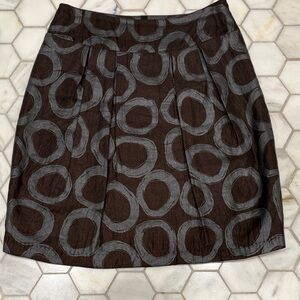 Stylish Brown and Gray Skirt